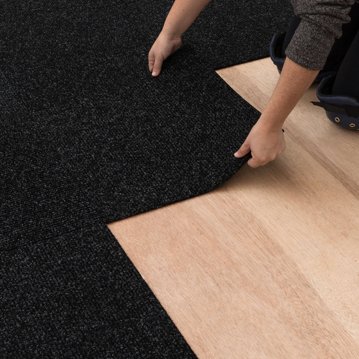 Mod Hat Rib Peel & Stick Carpet Tile 18