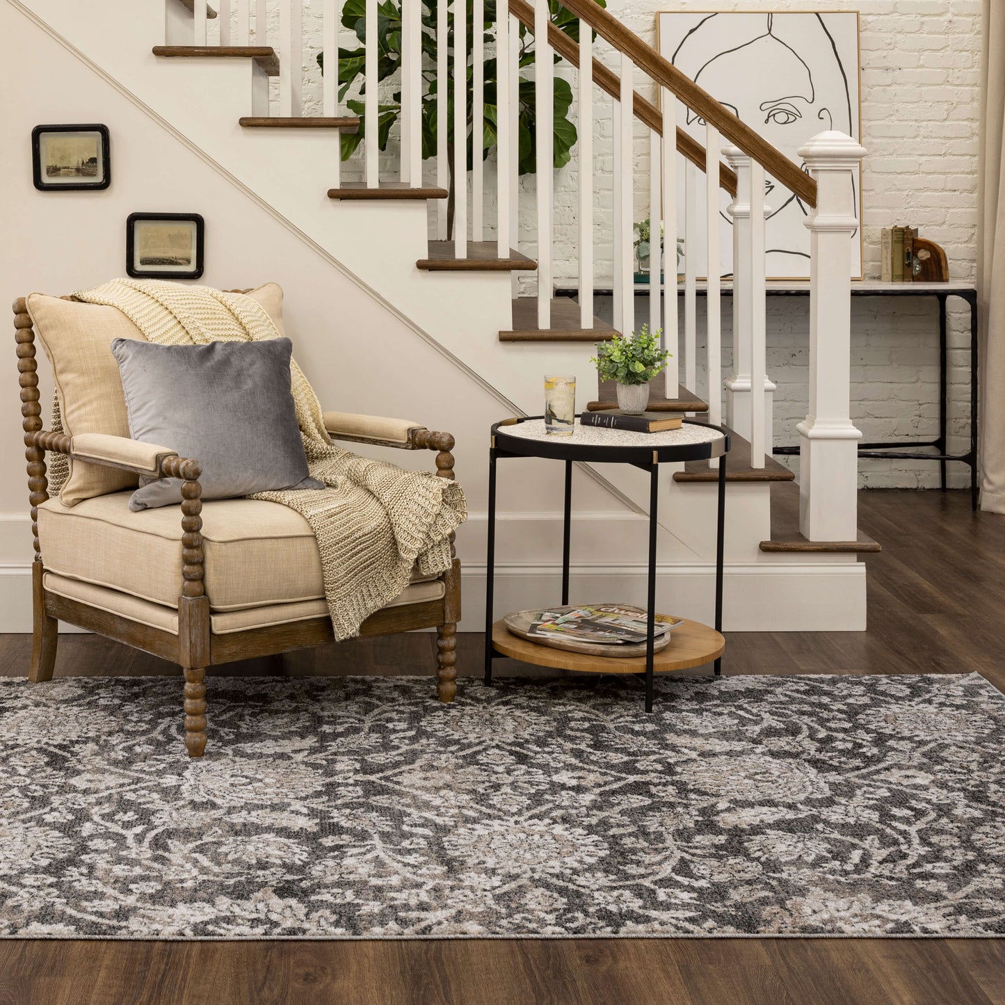 Arden Matterra Grey Area Rug