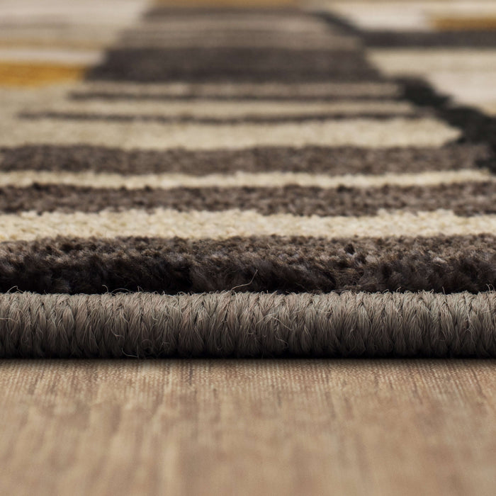 Seychelles Vallarta Gray & Yellow Area Rug
