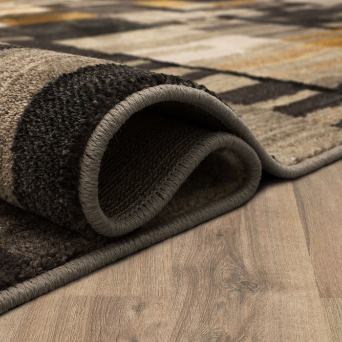 Seychelles Vallarta Gray & Yellow Area Rug