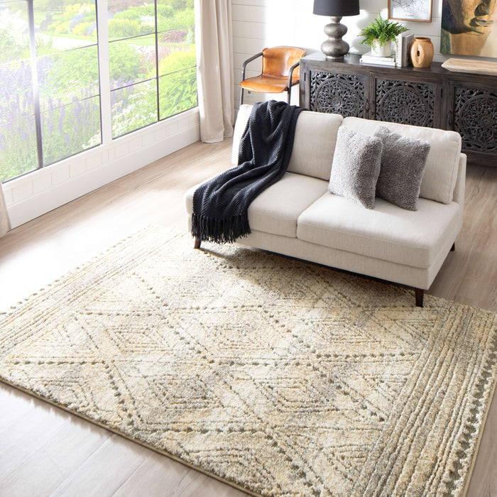 Brizo Woodland Brown & White Area Rug