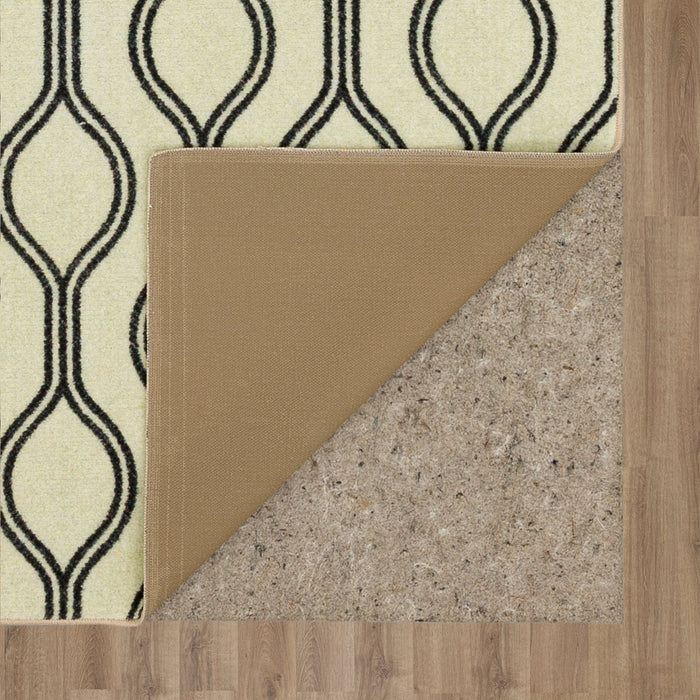 Technicolor Tammeron White Area Rug