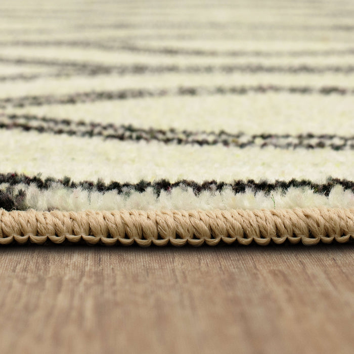 Technicolor Tammeron White Area Rug