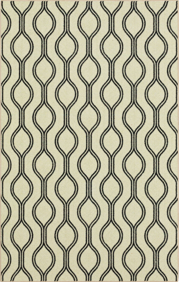Technicolor Tammeron White Area Rug