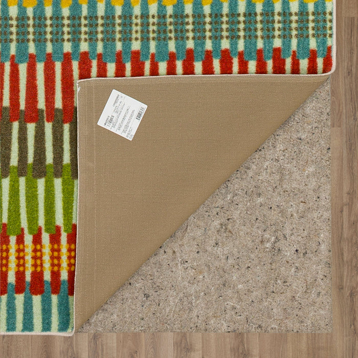 Technicolor Adella Red & Blue Area Rug