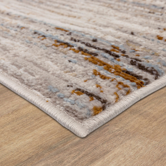 Manor Pendant Blue Area Rug