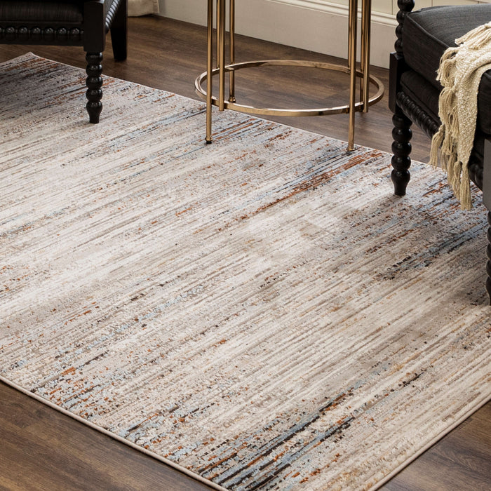 Manor Pendant Blue Area Rug