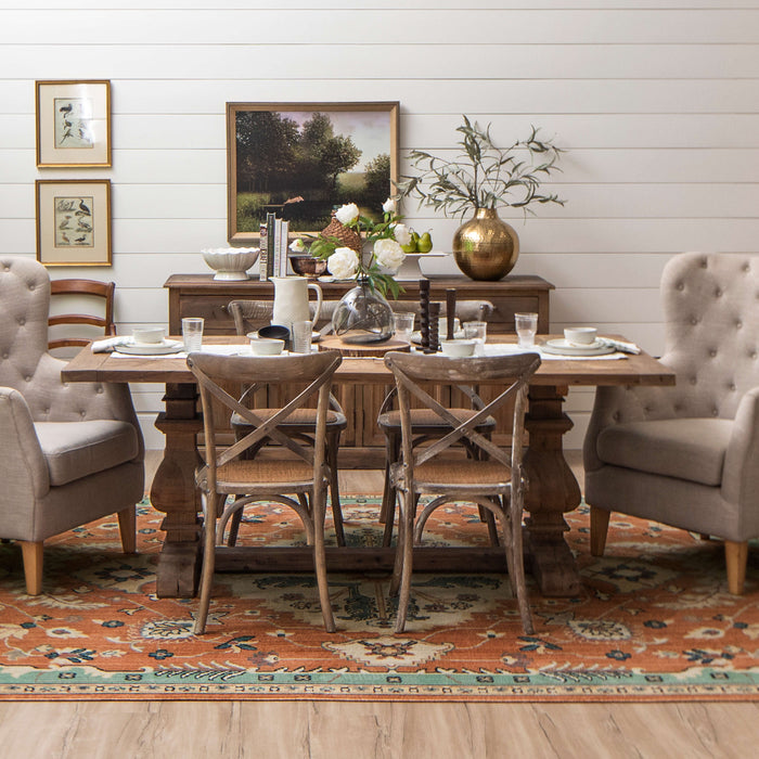 Hawthorne Giovanni Blue & Pink Area Rug