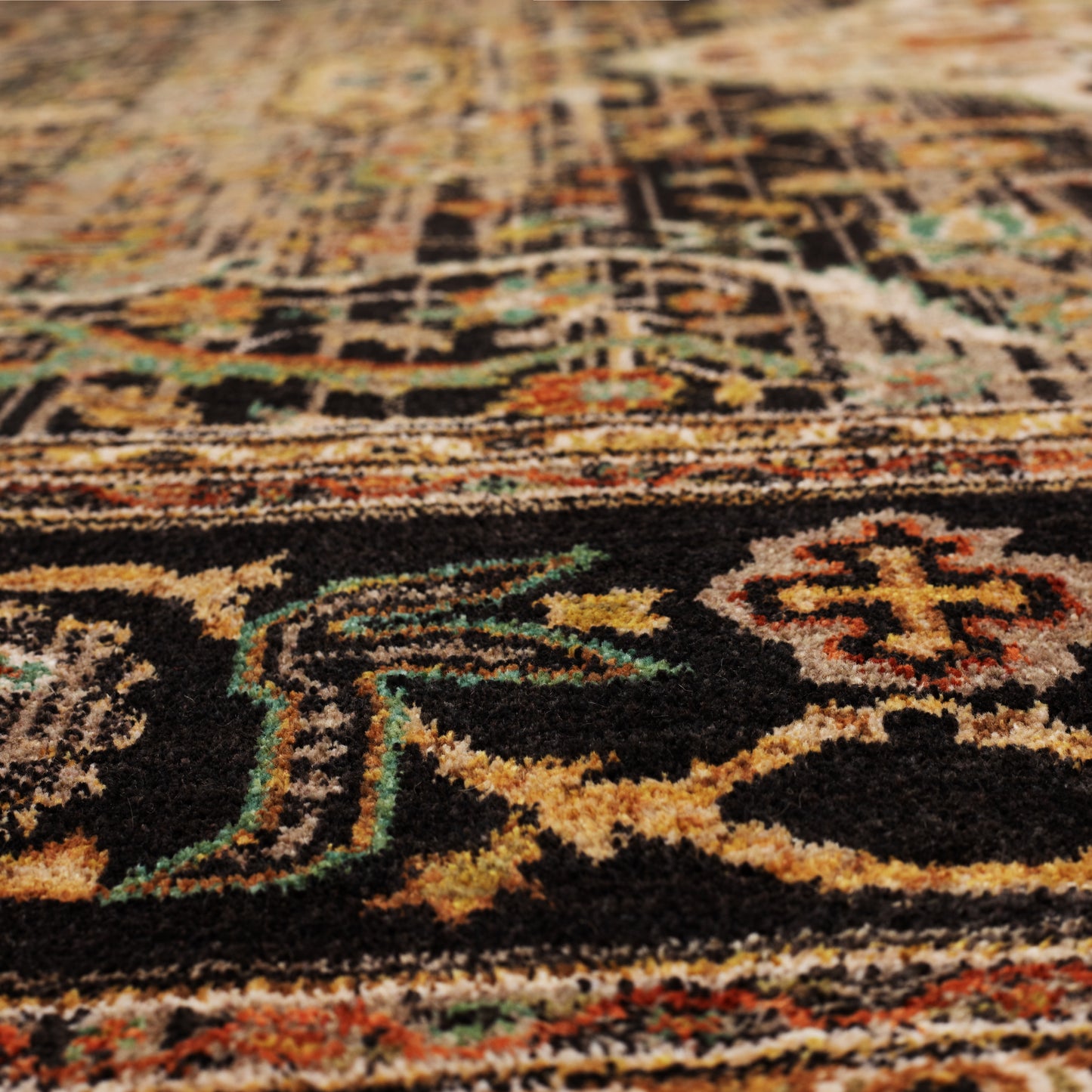 Karastan Spice Market Petra Charcoal