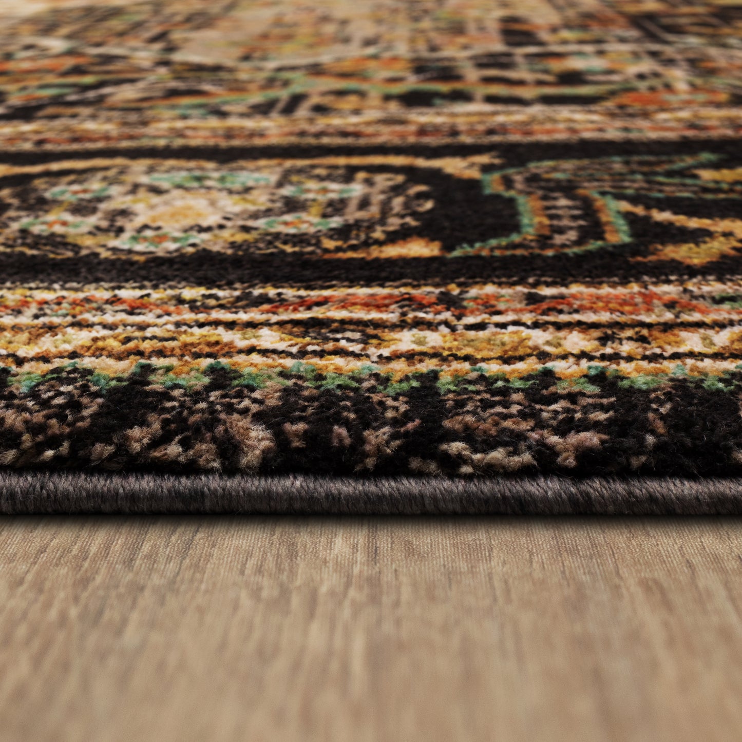 Karastan Spice Market Petra Charcoal