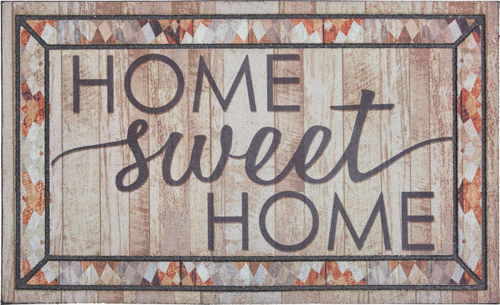 Passage Barndoor Brown & White Door Mat
