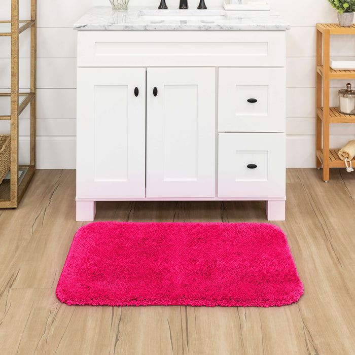 Adelaide Cerise Pink Bath Mat