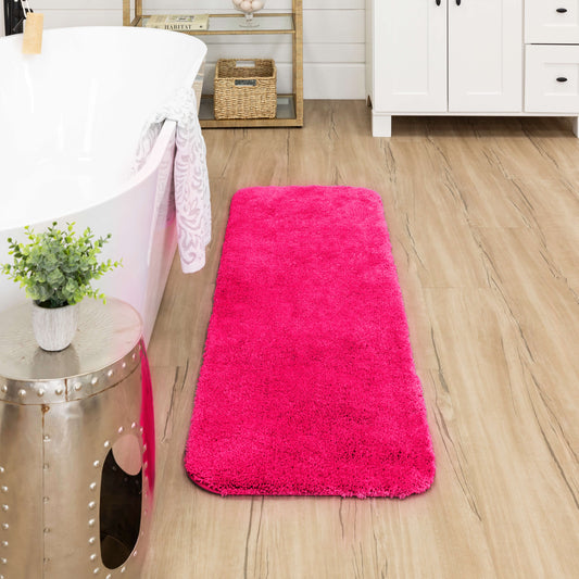 Adelaide Cerise Pink Bath Mat