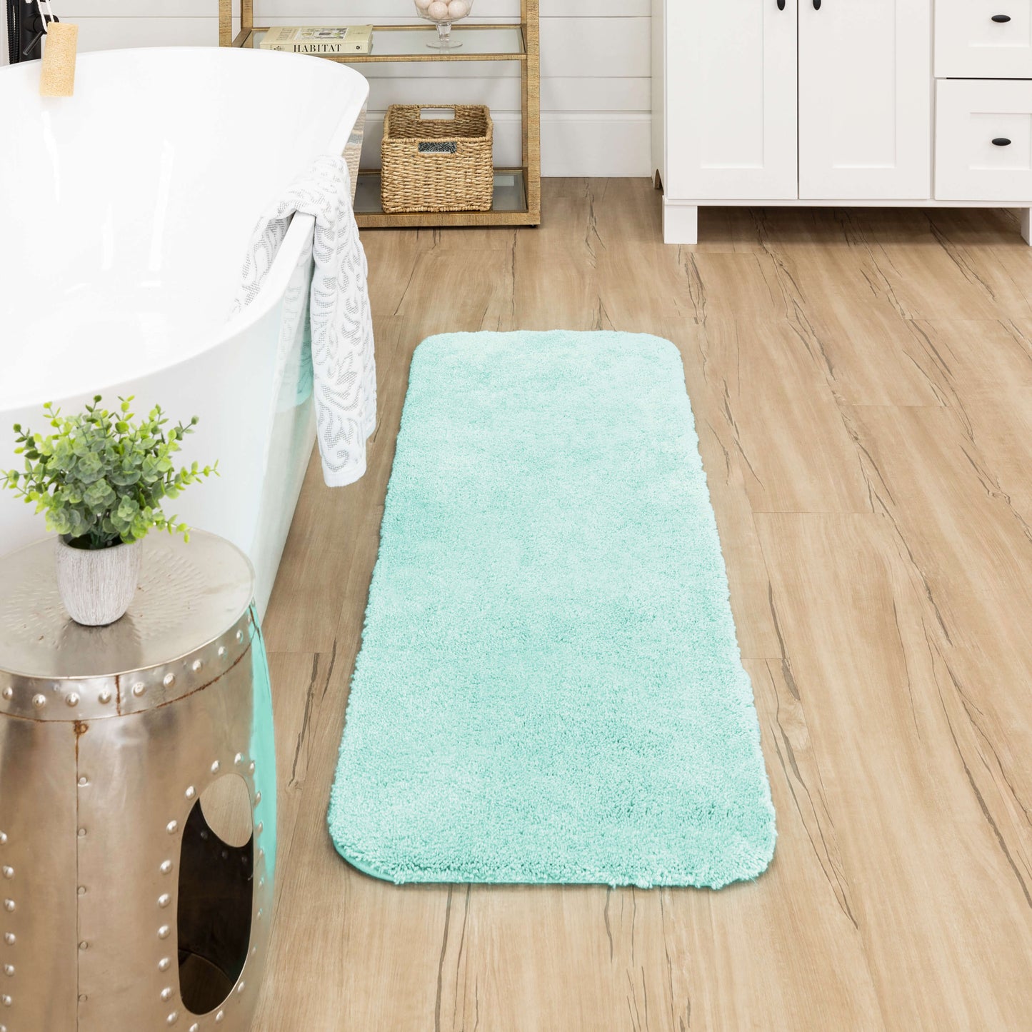 Adelaide Mint Green Bath Mat