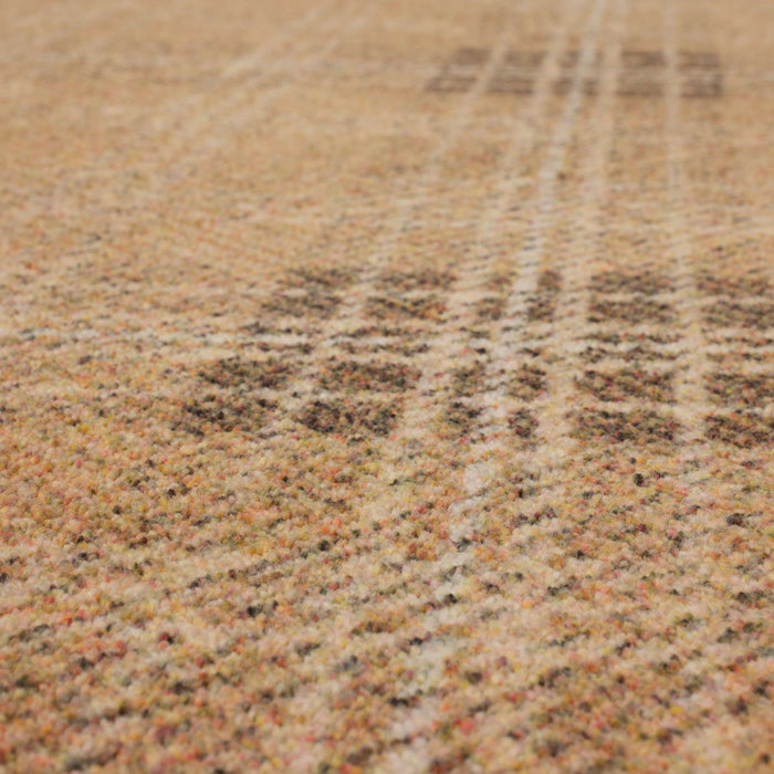 Technicolor Hoover Brown Area Rug