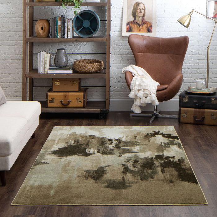 Technicolor Contempo Gray Area Rug