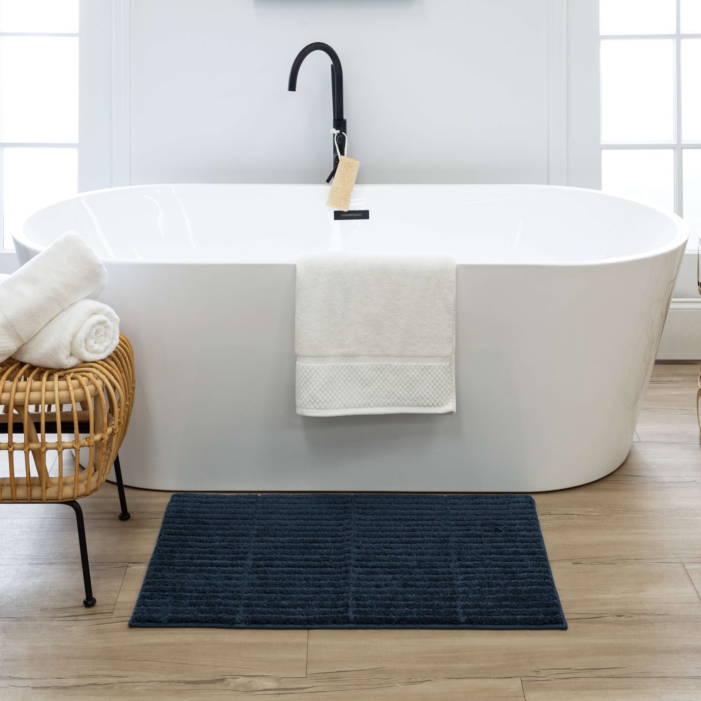 Stanley Indigo Bath Mat