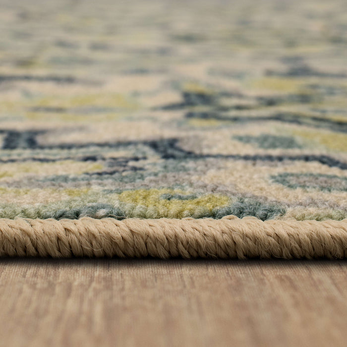 Hemingway Mesa White & Blue Area Rug
