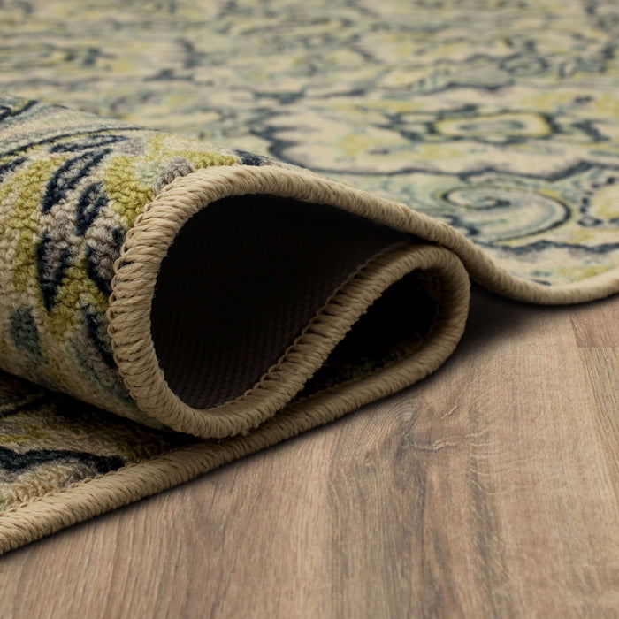 Hemingway Mesa White & Blue Area Rug