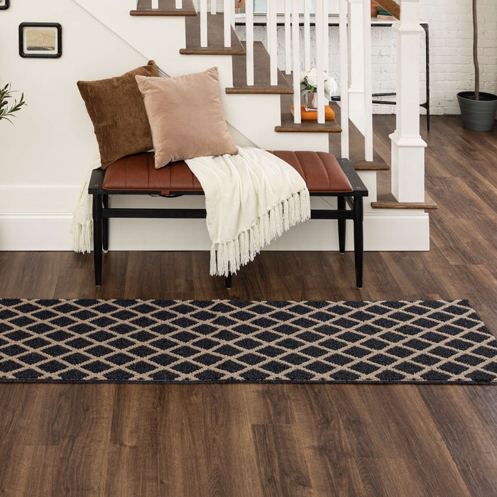 Sloane Sisal Near Black/Tan Area Rug