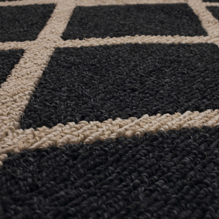 Sloane Sisal Near Black/Tan Area Rug