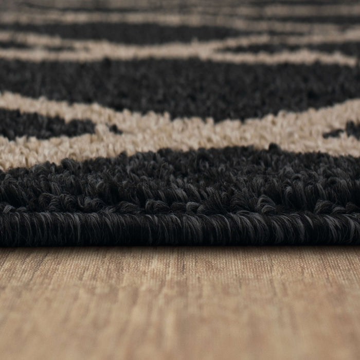 Sloane Sisal Near Black/Tan Area Rug