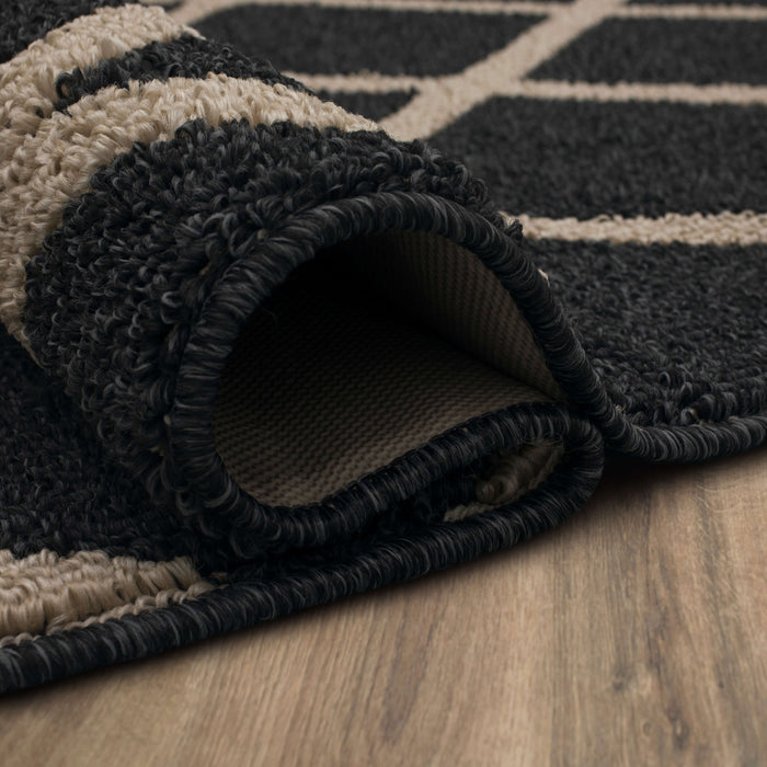 Sloane Sisal Near Black/Tan Area Rug
