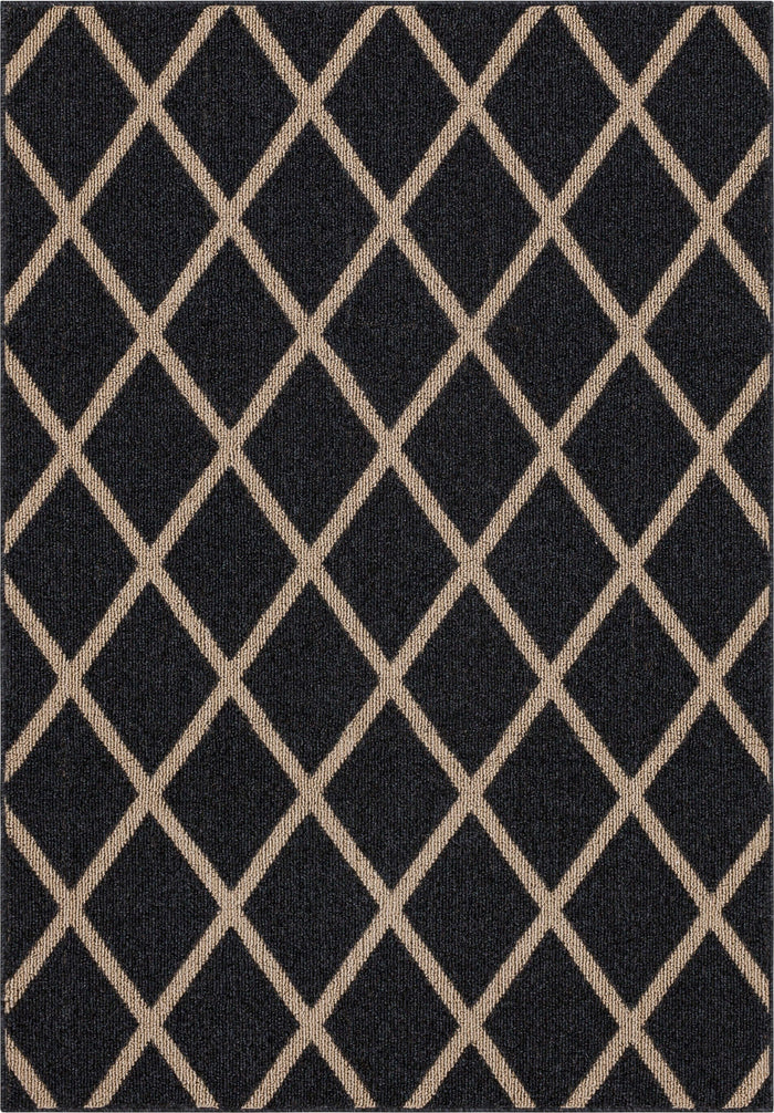 Sloane Sisal Near Black/Tan Area Rug