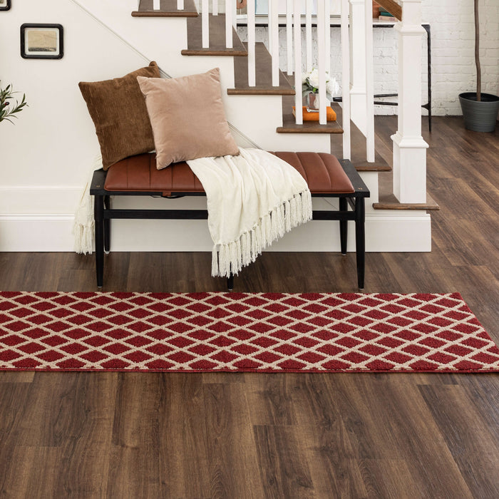 Sloane Sisal New Red/Tan Area Rug