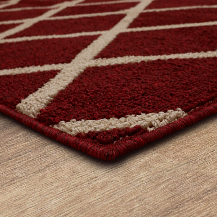 Sloane Sisal New Red/Tan Area Rug