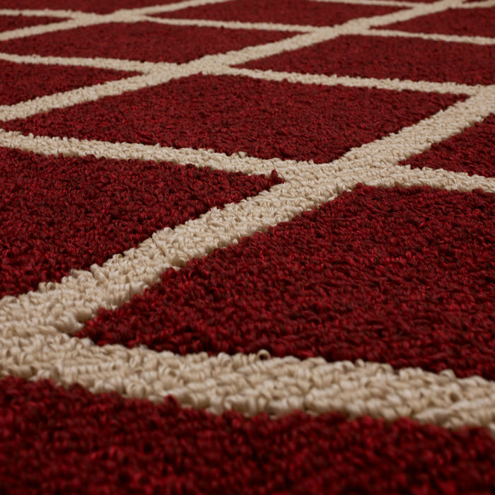Sloane Sisal New Red/Tan Area Rug