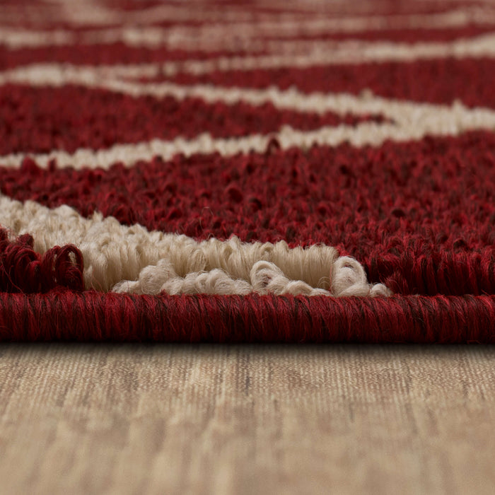 Sloane Sisal New Red/Tan Area Rug