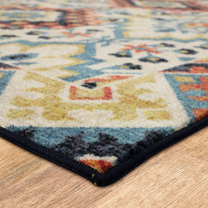 Technicolor Augusta Blue Area Rug