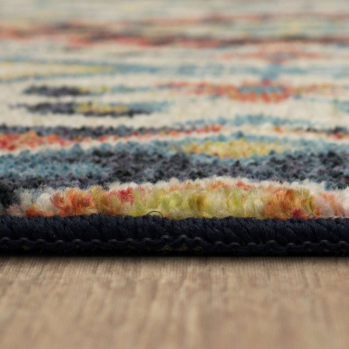 Technicolor Augusta Blue Area Rug