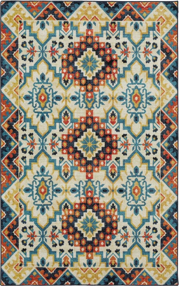 Technicolor Augusta Blue Area Rug