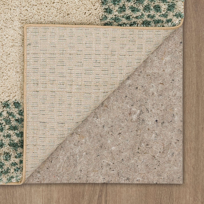 Heathland Julia White & Blue Area Rug