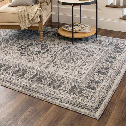 Arden Tempera Light Grey Area Rug