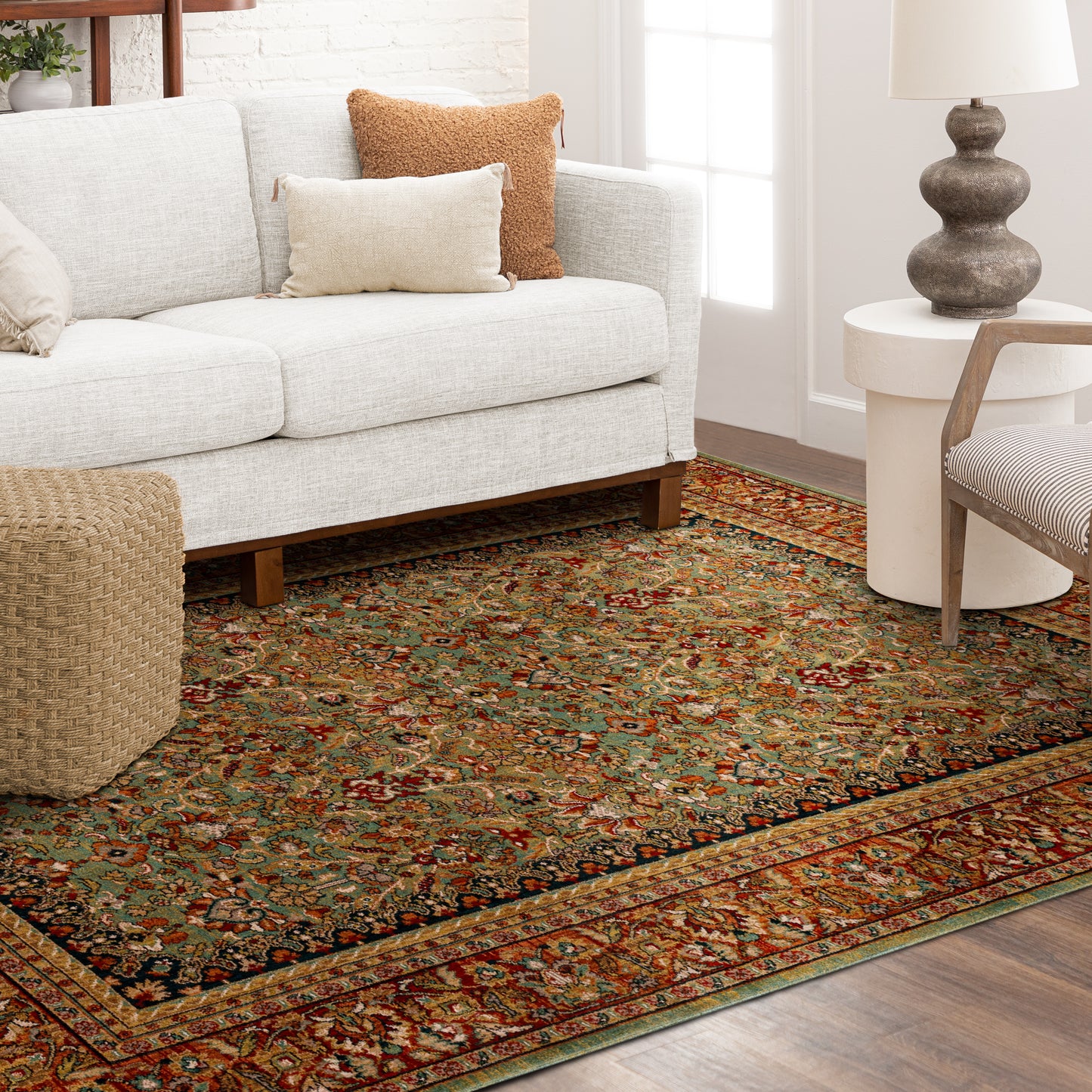 Karastan Spice Market Tigris Aquamarine