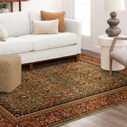 Karastan Spice Market Tigris Aquamarine