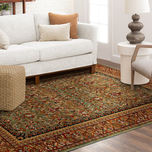 Karastan Spice Market Tigris Aquamarine