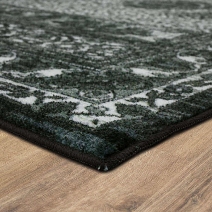 Technicolor Adana Black & Gray Area Rug