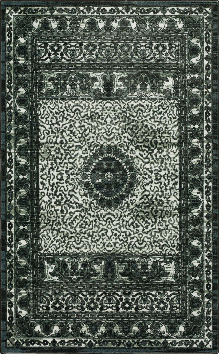 Technicolor Adana Black & Gray Area Rug