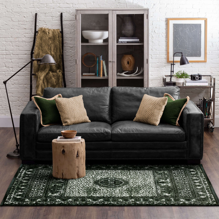 Technicolor Adana Black & Gray Area Rug