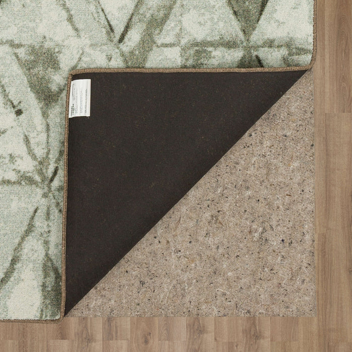Technicolor Triangular Gray Area Rug