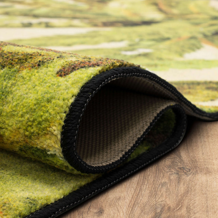 Technicolor Dixon Green Area Rug
