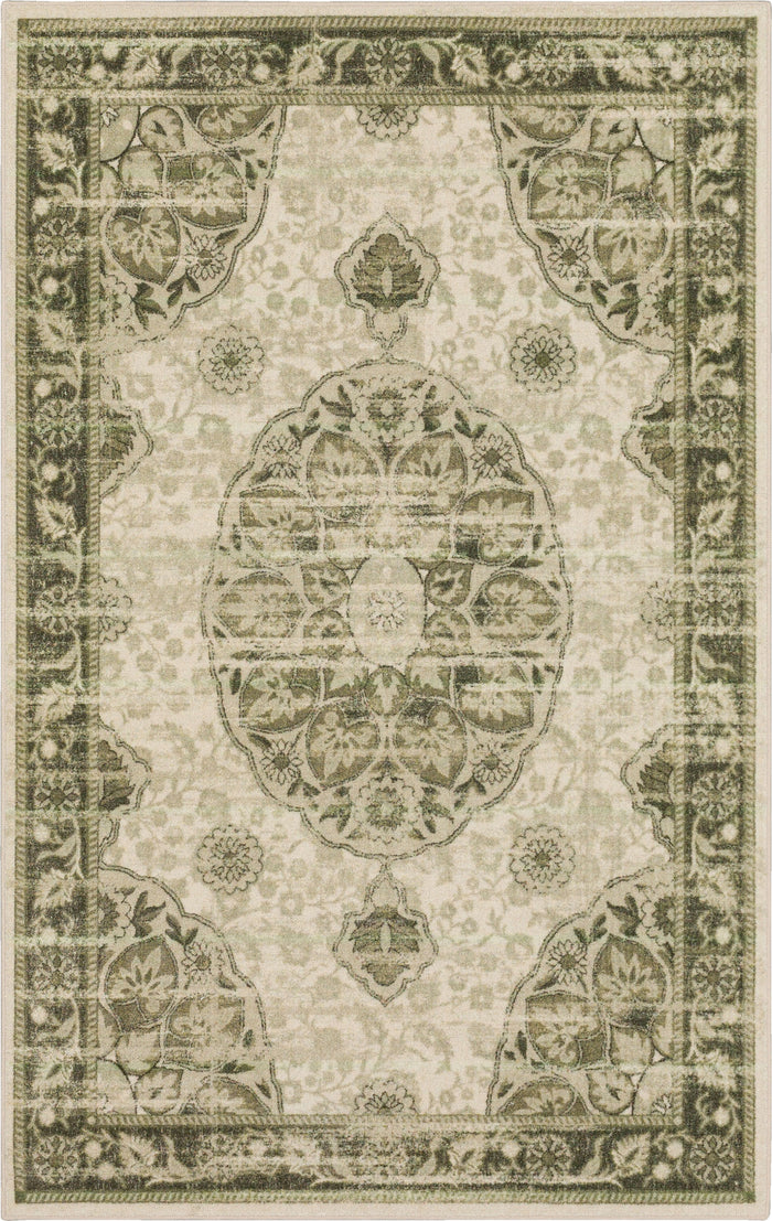 Technicolor Bella White Area Rug