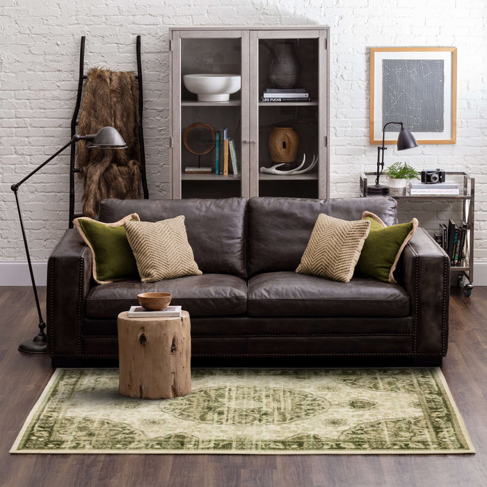 Technicolor Bella White Area Rug