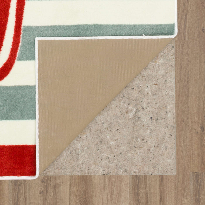 Technicolor Vintage Truck Crimson Area Rug