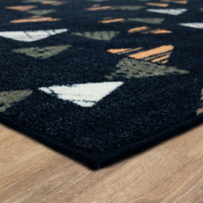 Technicolor Benson Blue Area Rug