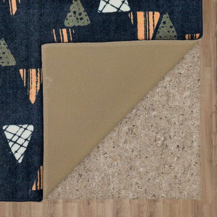 Technicolor Benson Blue Area Rug